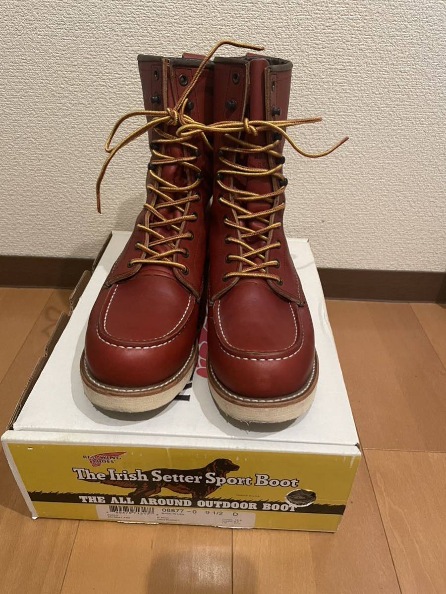 REDWING レッドウイング アイリッシュセッター 8877 オロラセット 赤茶 9ハーフD カスタム 廃番品_画像2