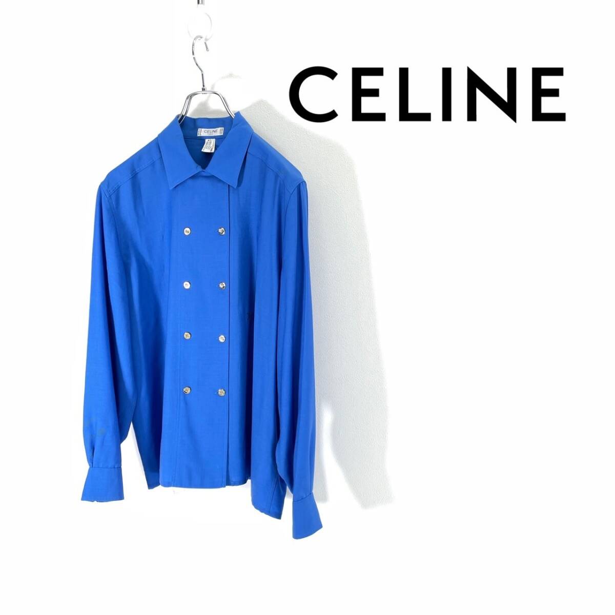 CELINE セリーヌ ビンテージ シャツ ジャケット size 42 0221060