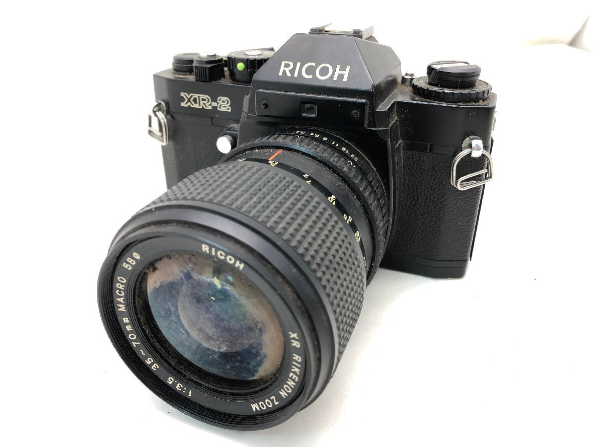 1円～ RICOH XR-2 XR RIKENON ZOOM 1:3.5 35-70mm 一眼レフカメラ ジャンク 中古【UW010595】_画像1