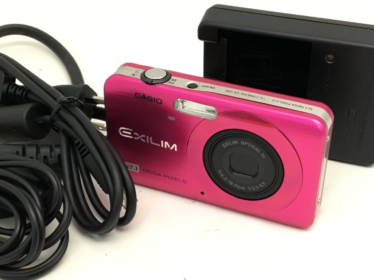 CASIO EXILIM EX-Z90 / OPTICAL 3X f=6.3-18.9mm 1:3.1-5.9 コンパクト デジタルカメラ 通電確認済み ジャンク 中古【UW020451】_画像1