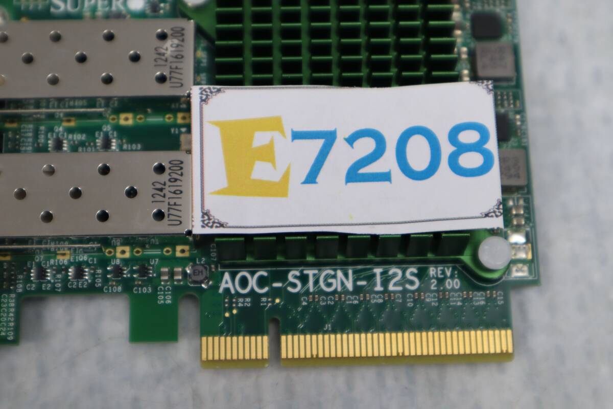 E7208 (5) & L MSUPERMICRO AOC-STGN-I2S AOC-STGN-I2S Supermicro двойной порт 10 Giga bit i-sa сеть адаптер 