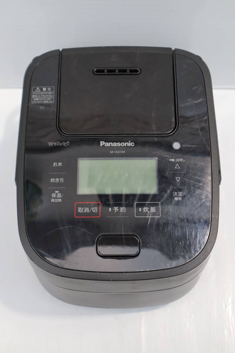 E7140(RK) Y L Panasonic SR-VSX109 スチーム 可変圧力 IH ジャー炊飯器 2019年製