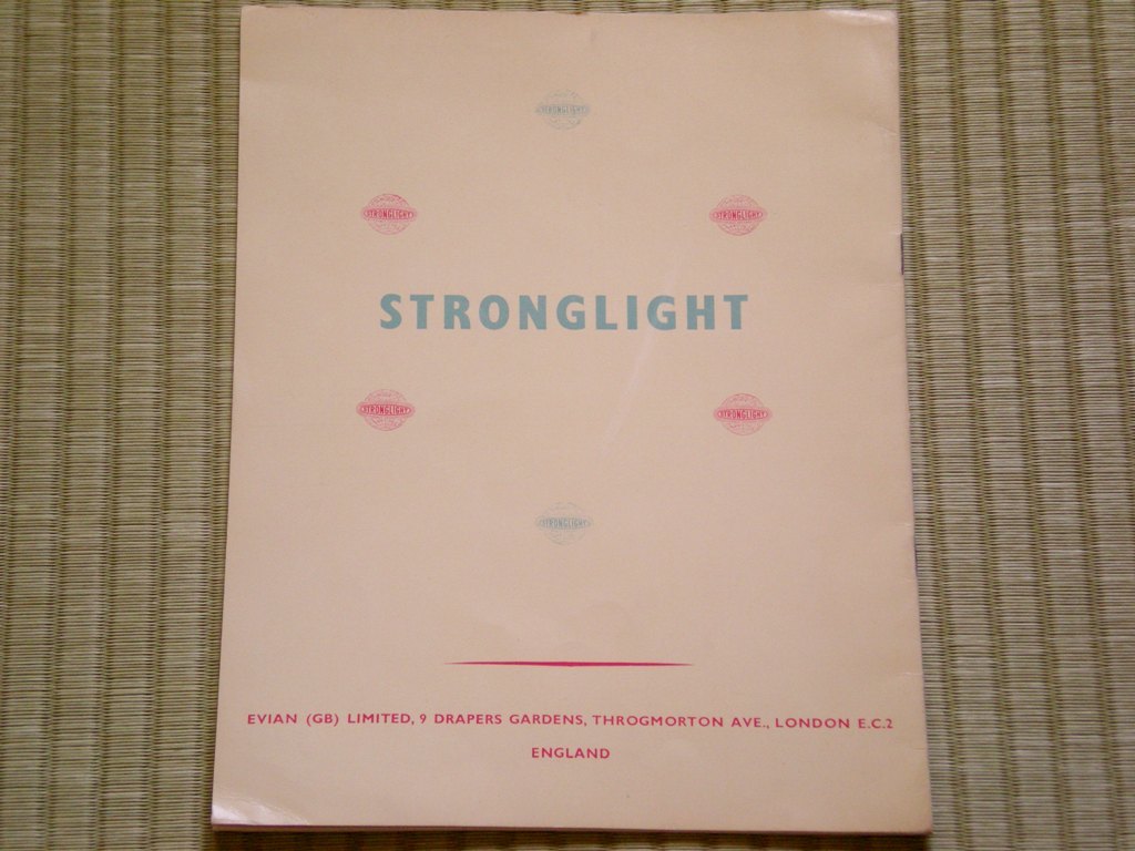 ☆★☆ STRONGLIGHT ストロングライト57 カタログ 旧い ■超優良美品■_画像6