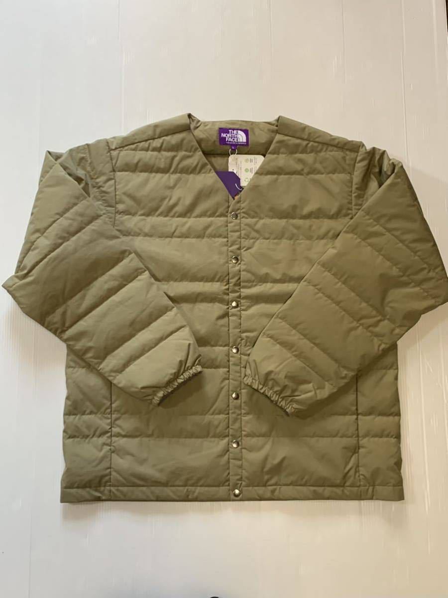 ☆未使用 THE NORTH FACE PURPLE LABEL ノースフェイス パープルレーベル ND2360N 65/35 Down Cardigan ダウンカーディガン L ユニセックス