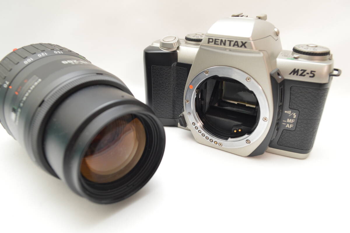 ★実用美品★PENTAX ペンタックス MZ-5 PENTAX-F ZOOM 70-200mm F4-5.6 レンズセット 動作OKの画像1