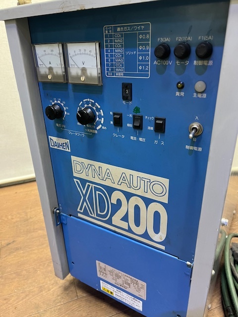 ★ダイヘン 半自動溶接機　CO2/MAG溶接機　ダイナオートXD200 CPXD-200（S-1）　2007年製！動作品！★_画像6