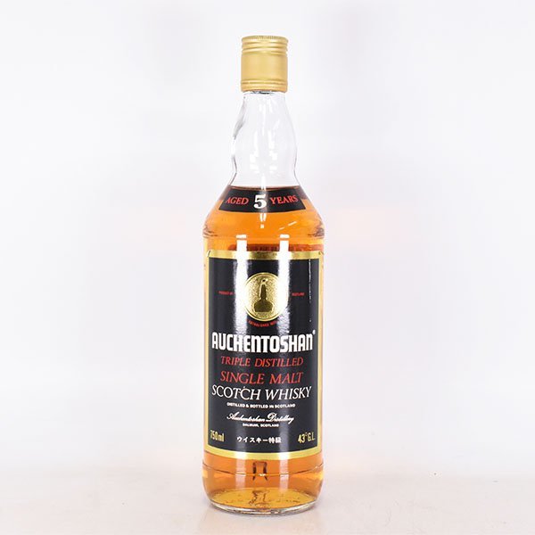 ★オーヘントッシャン 5年 ★特級 ※ 750ml 43% ローランド Auchentoshan B250188_画像1