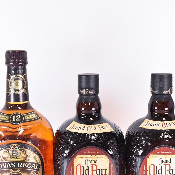 3本セット★シーバス リーガル 12年 /オールドパー 12年 デラックス ＊箱付 1000ml 43% SCOTCH WHISKY B25S138_画像4