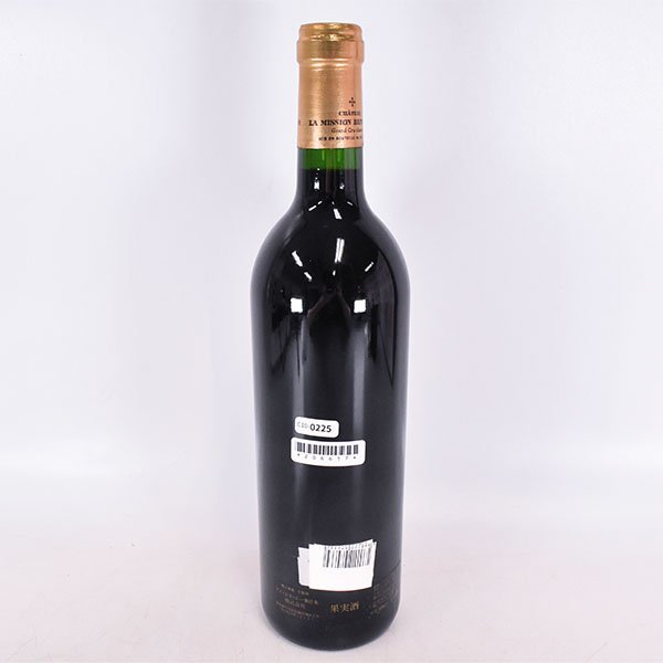 1円～★シャトー ラ ミッション オーブリオン 1994年 赤 730ml 12.5% グラーヴ Chateau LA MISSION HAUT BRION C100225の画像5