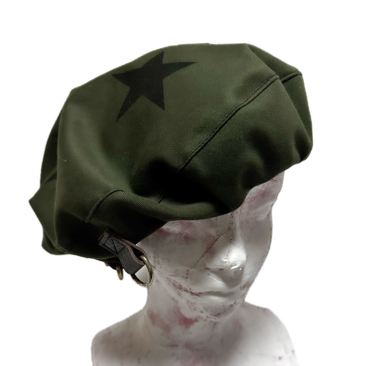 UNFINISHED ミリタリーカーキベレー帽24018セディショナリーズ