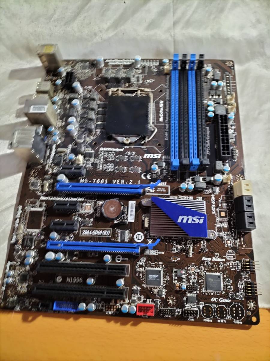 ★MSI Z68A-SD60(B3) LGA1155 Z68 ATXマザー●マザーボード_画像2