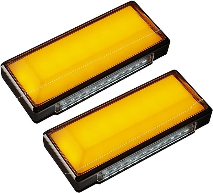  for truck side marker . shoulder light both sides luminescence IP67 waterproof DC 10-50V nonpolar rectangle new model LED marker high luminance сolor selection possible 2 piece set 