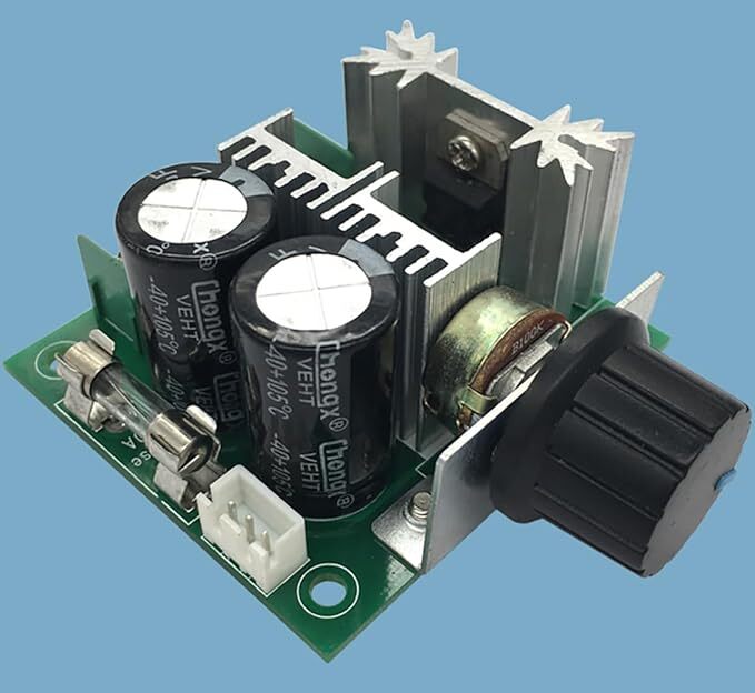 PWM 10A 400W DC モーター 速度 コントローラー モジュール (DC直流調速器×1)_画像3