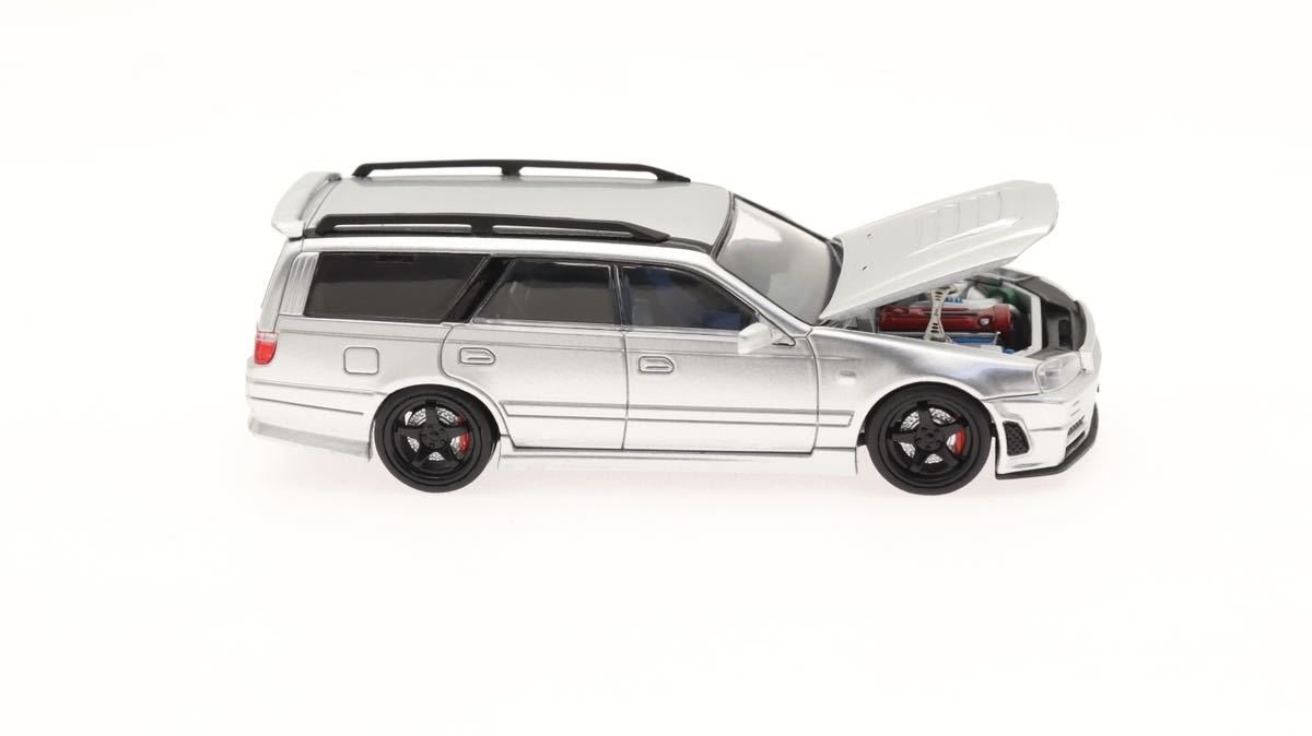 1/64 ZOOM 日産　NISSAN GTR R34 WAGON ワゴン　シルバー