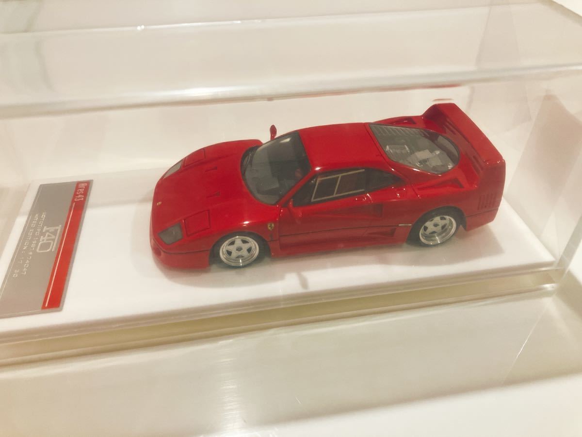 1/43 SCM フェラーリ　Ferrari 1987 F40 Prototype S/N74047 the third type 限定30台_画像3