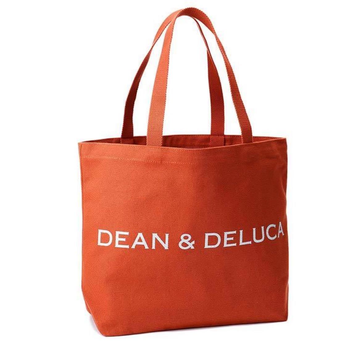 新品未開封DEAN&DELUCAテラコッタオレンジチャリティートートバッグ L_画像5