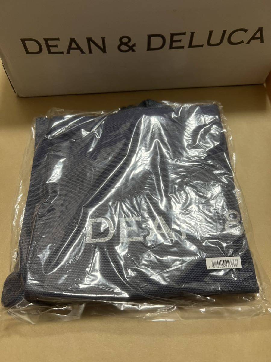 新品未開封 正規品 DEAN&DELUCA チャリティートートバッグ　ブルーグレー Lサイズ、