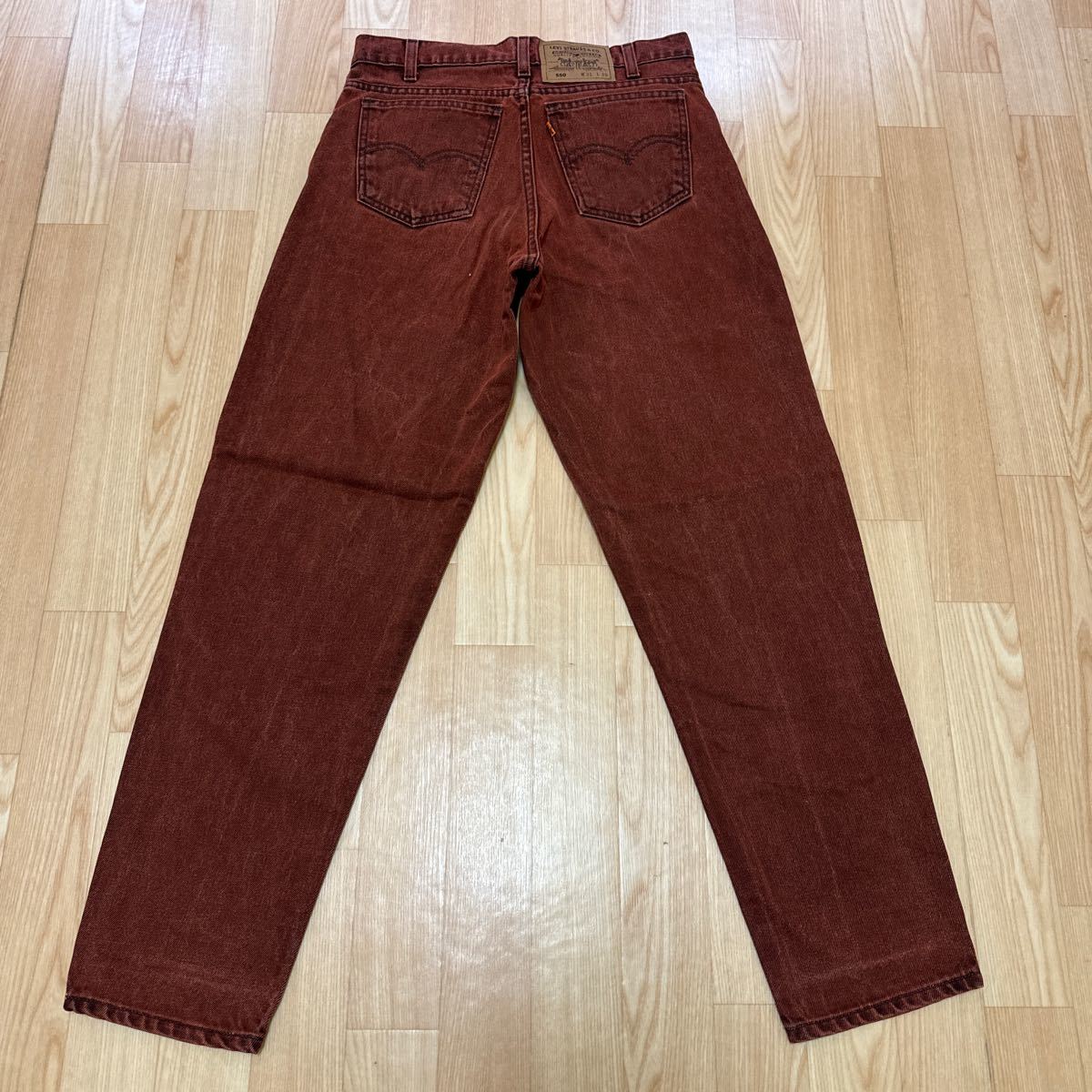 Levi's ☆即決☆ 米国製オレンジタブ リラックスフィット カラー 550 W31 (77cm) L30 (75cm) リーバイス 管理番号Kー60221505517_画像5