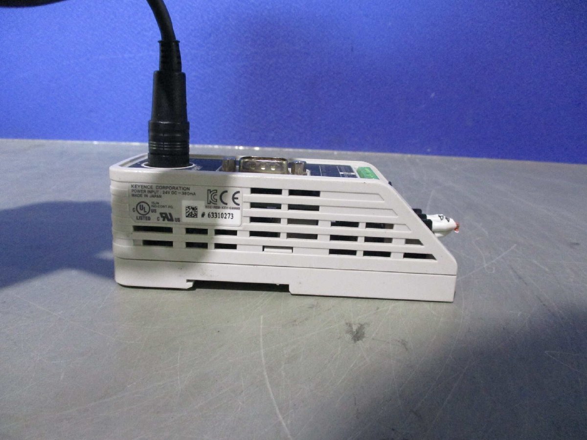 中古 Keyence N-R2 RS-232C Code Reader Interface Communication Unit 24VDC/SR-610 超小型2次元コードリーダ (AADR60118D060)_画像5