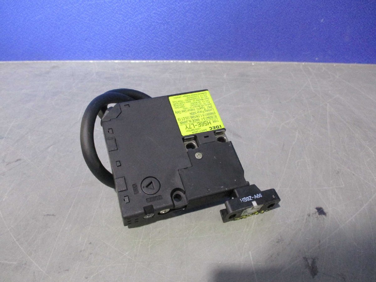 中古 IDEC WITH THE SOLENOID HS6E-L7Y HS6E形 ソレノイド付安全スイッチ (AADR60118D054)_画像3