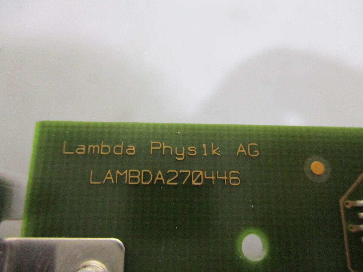 中古 LAMBDA PHYS1K AG LAMBDA270446 (CAQR60123D067)_画像4