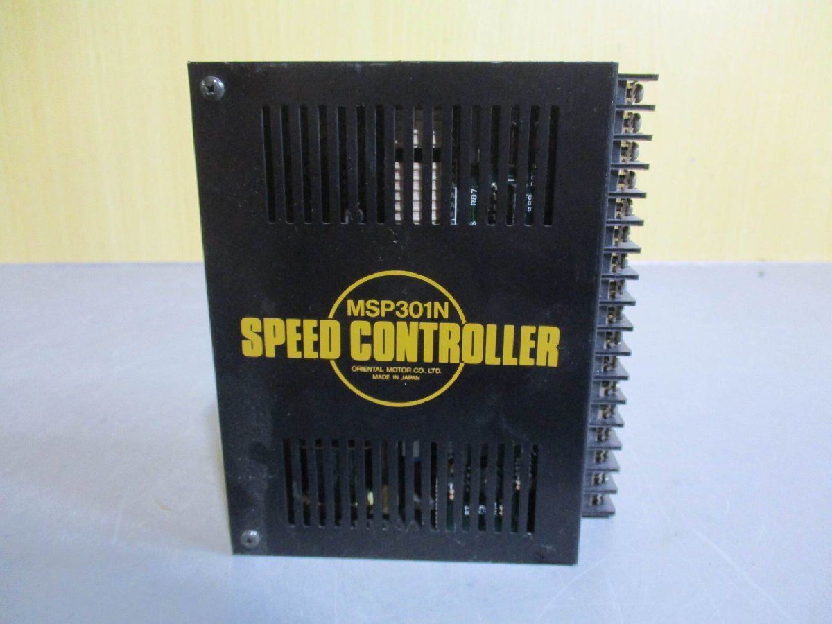 中古 ORIENTA MOTOR SPEED CONTROLLER MSP301N スピードコントロール (LBKR60127C082)_画像3