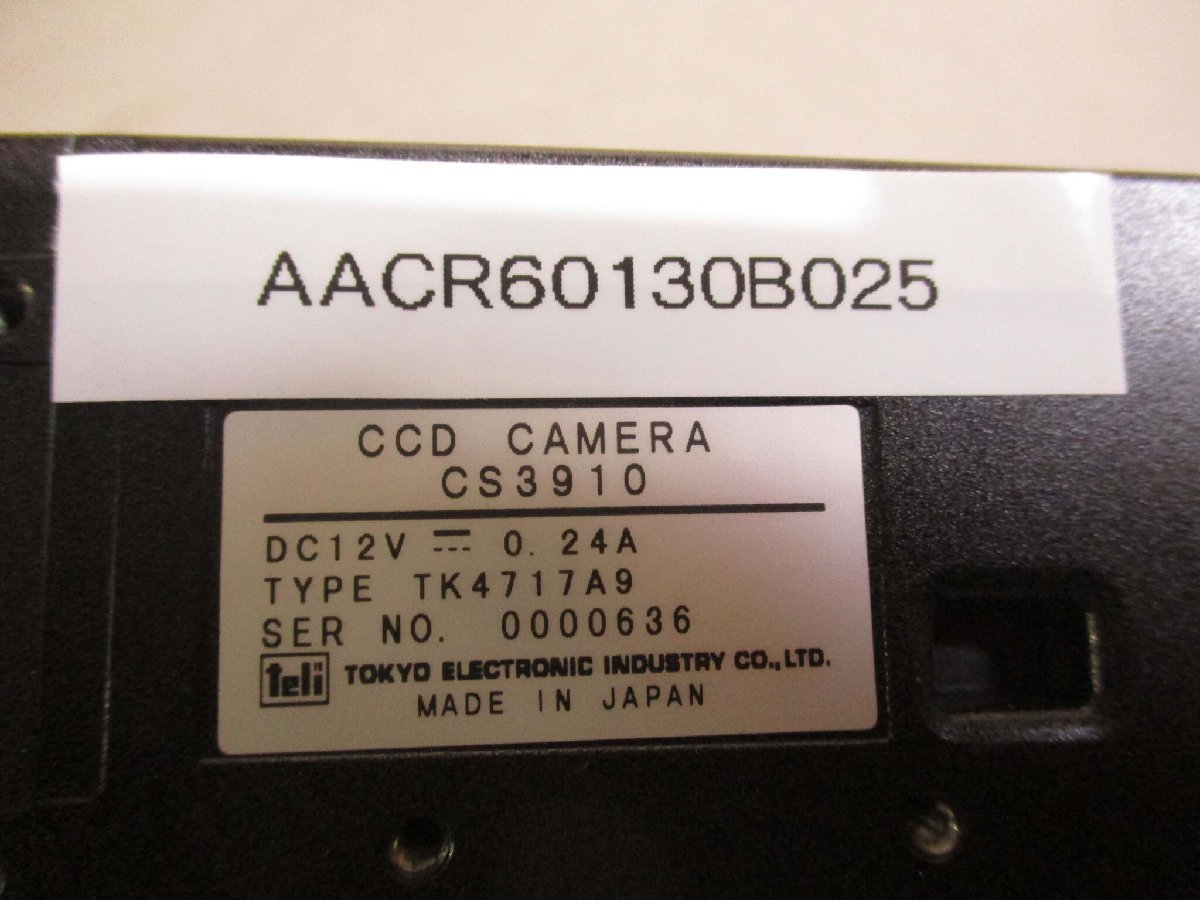 中古 TOKYO CCD CAMERA CS3910/LV-27-BL (AACR60130B025)_画像4