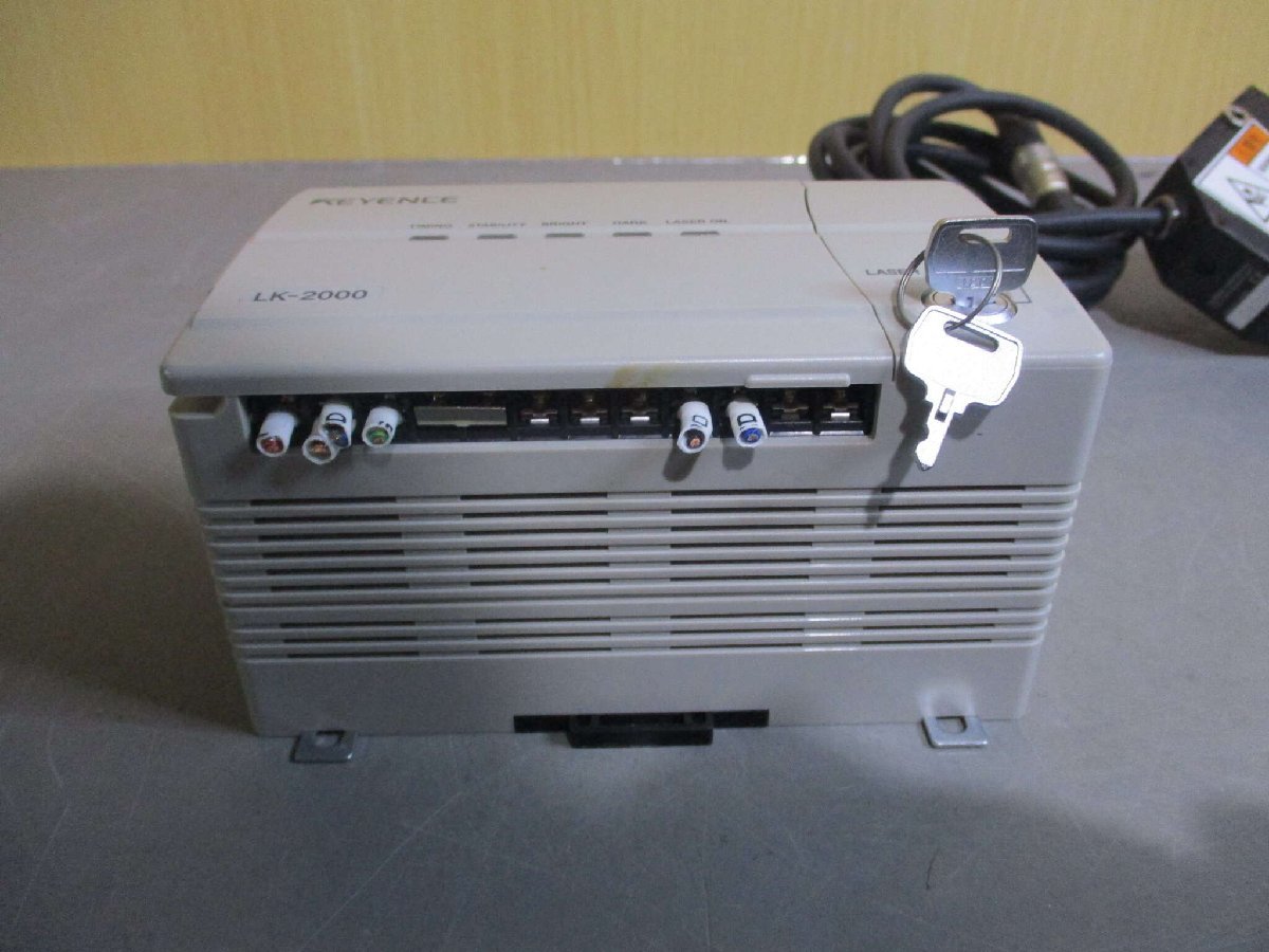 中古 KEYENCE LK-2000/LK-030 CCDレーザ変位センサ (AACR60130B020)_画像3