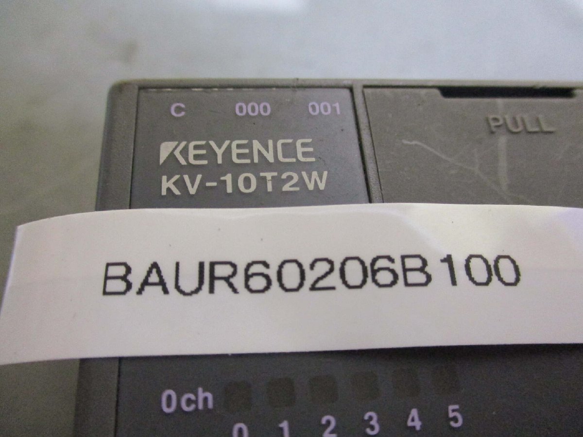 中古 KEYENCE 基本ユニット KV-10T2W 24V DC(BAUR60206B100)_画像6