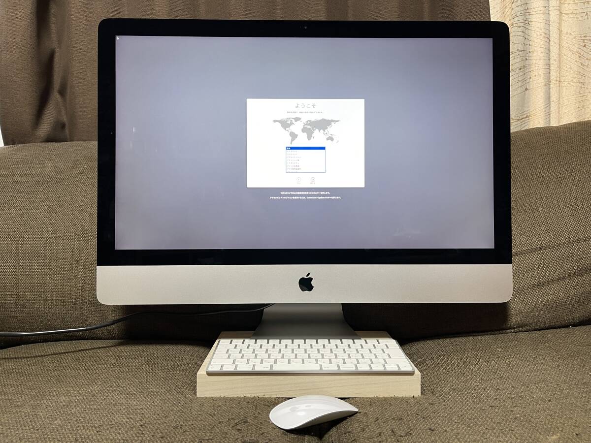 【美品】iMac Retina 5K 27inch 2019/3.6GHz 8コアCore i9/64GB/SSD512GB_画像1