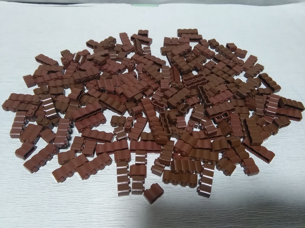 LEGO　丸太ブロック　茶色　ブラウン　パーツ　大量まとめてセット　レゴブロック_画像1