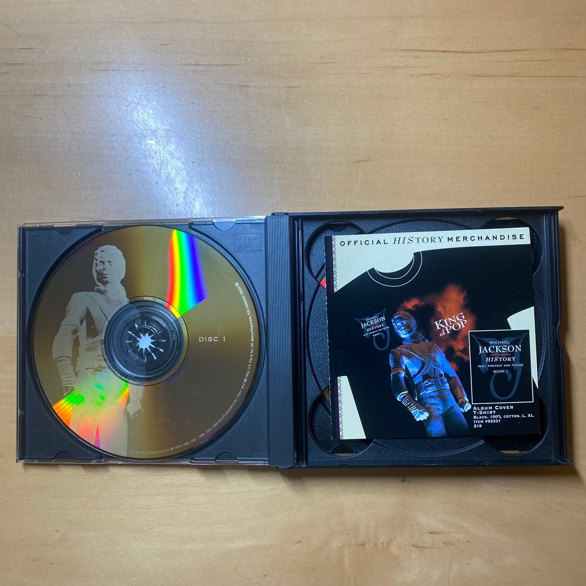 マイケルジャクソン CD history