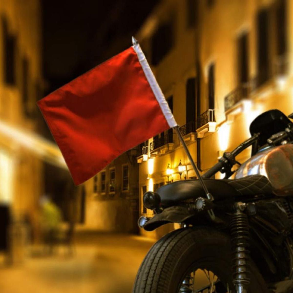 旗竿ホルダー、ステンレス鋼プロフェッショナルユニバーサルオートバイ