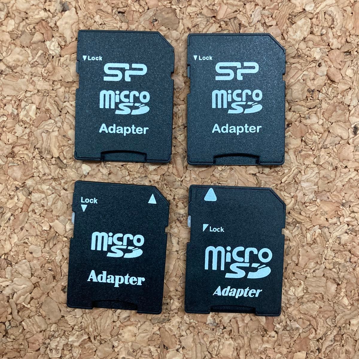 変換アダプター　microsdカード→sdカード　4枚組
