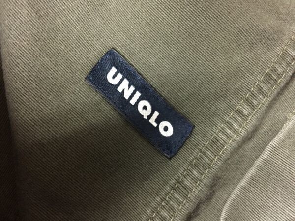 ユニクロ UNIQLO オールド アメカジ ミリタリー ワーク 古着 ベイカーポケット ワイド パンツ ボトムス メンズ 79 カーキ_画像2