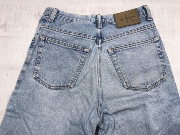 カルバンクライン Calvin Klein LOOSE FIT アイスウォッシュ 90s ネオグランジ ジーンズ デニム パンツ メンズ ジップフライ 29 青_画像3