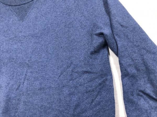 ギャップ GAP アメカジ ストリート オーセンティック コットン・カシミヤ Vガゼット ニット セーター メンズ S 水色_画像3