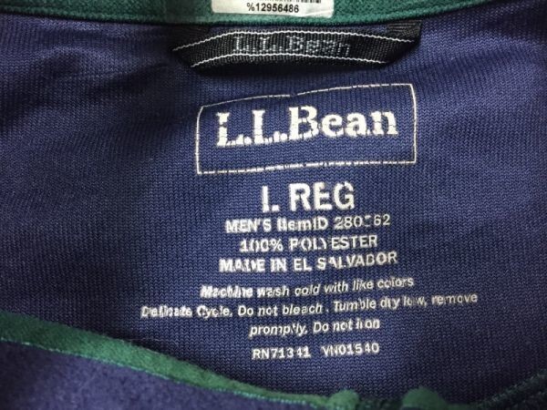 エルエルビーン L.L.Bean アメカジ アウトドア スポーツ オールド レトロ 古着 フリースジャケット メンズ ポリエステル100% L 緑_画像2