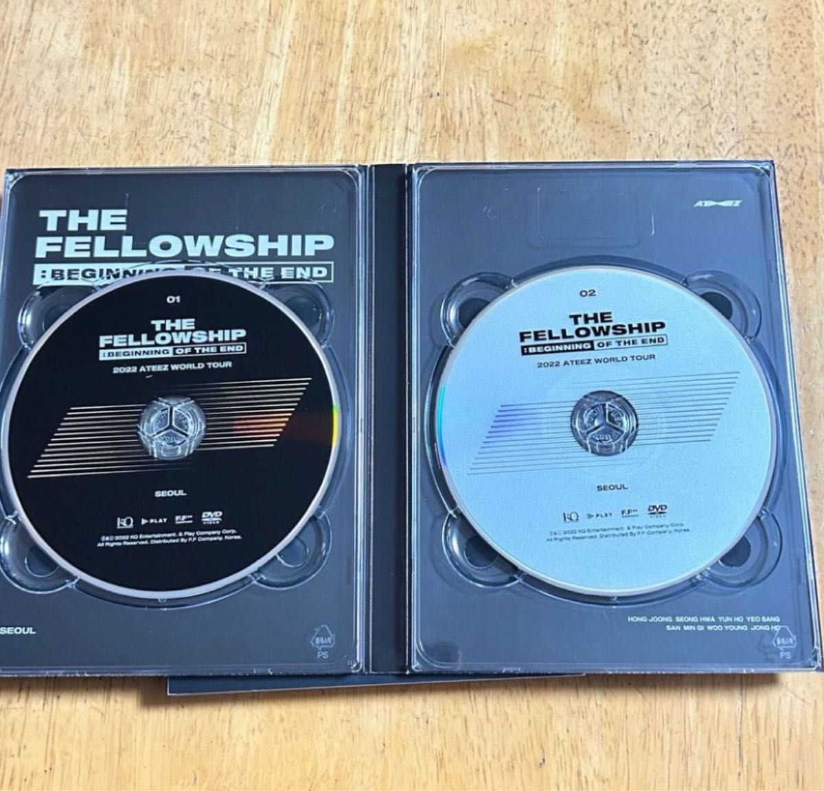 ATEEZ THE FELLOWSHIP DVD フォトブック 韓国盤
