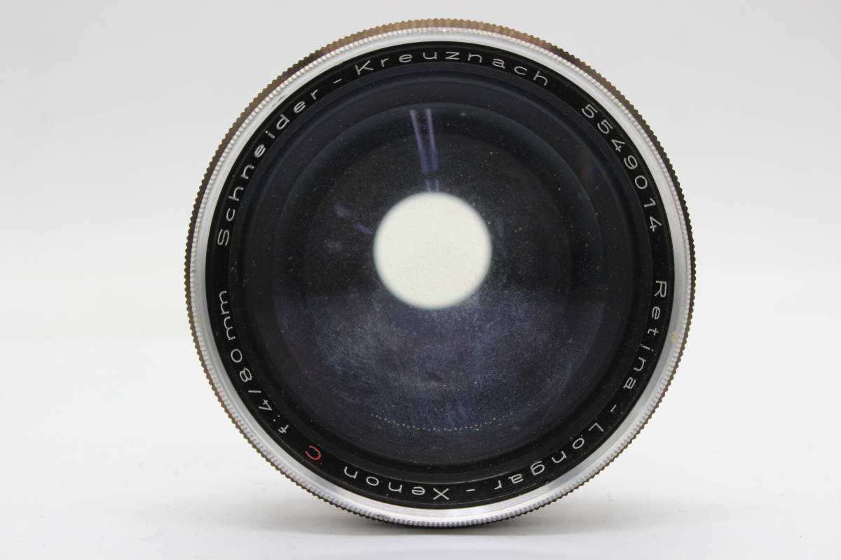 【訳あり品】 コダック Kodak Retina Reflex Schneider Retina-Longar-Xenon C 80mm F4 カメラ s6533_画像9