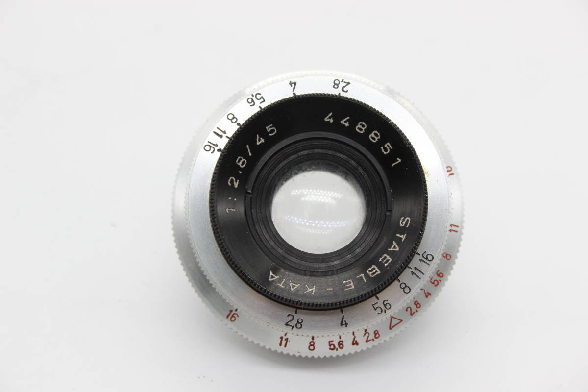 【訳あり品】 Staeble-Kata 45mm F2.8 ケース付き レンズ s6556_画像2