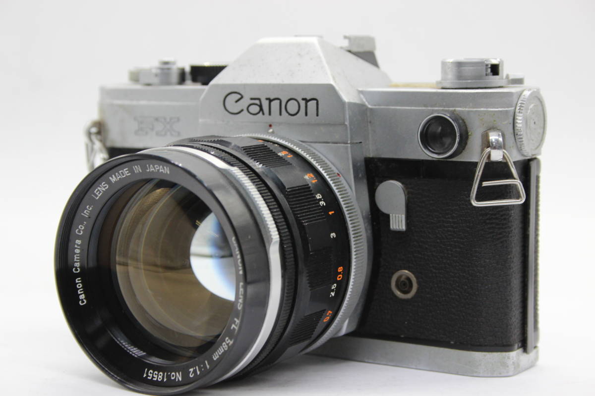 【訳あり品】 キャノン Canon FX FL 58mm F1.2 ボディレンズセット s6591_画像1