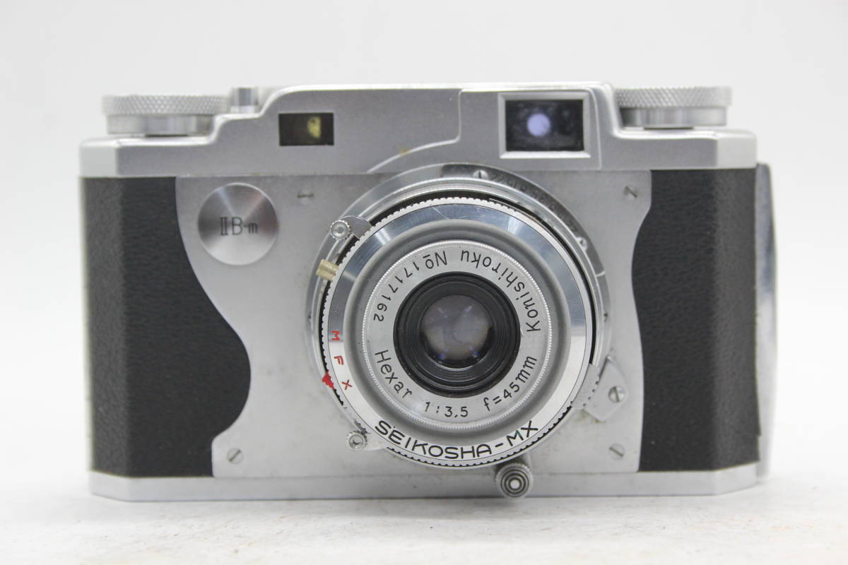 【訳あり品】 コニカ Konica II B-m Hexar 45mm F3.5 レンジファインダー カメラ C4892_画像2