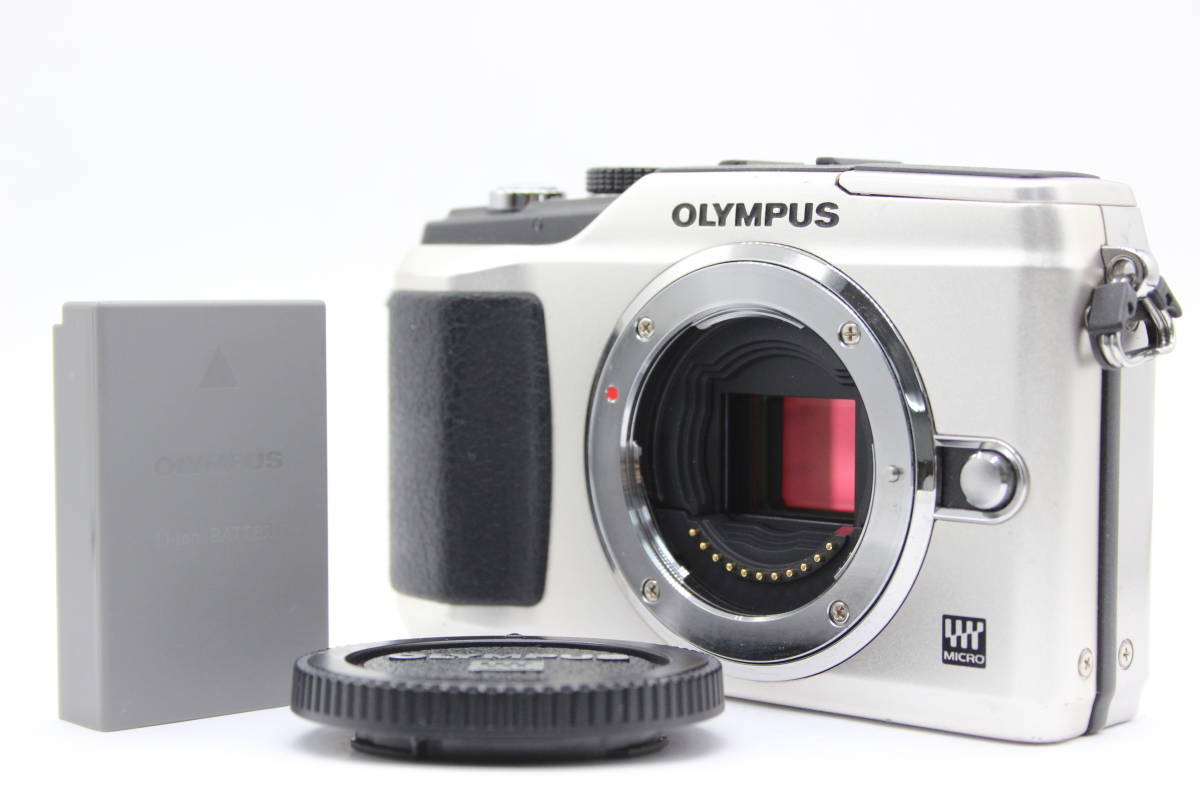 【美品 返品保証】 オリンパス Olympus Pen E-PL2 バッテリー付き ミラーレス一眼 ボディ s6653