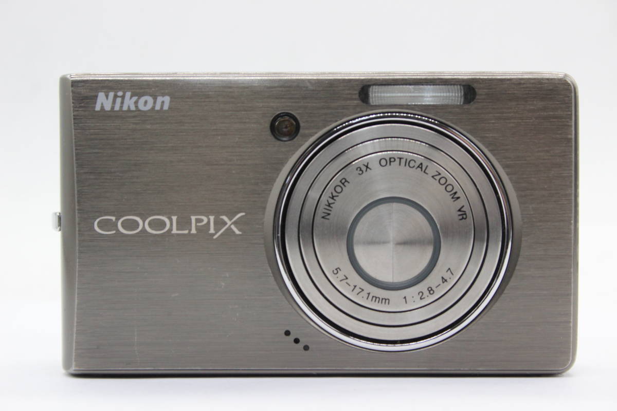 【返品保証】 ニコン Nikon Coolpix S500 3x バッテリー チャージャー付き コンパクトデジタルカメラ s6676_画像2