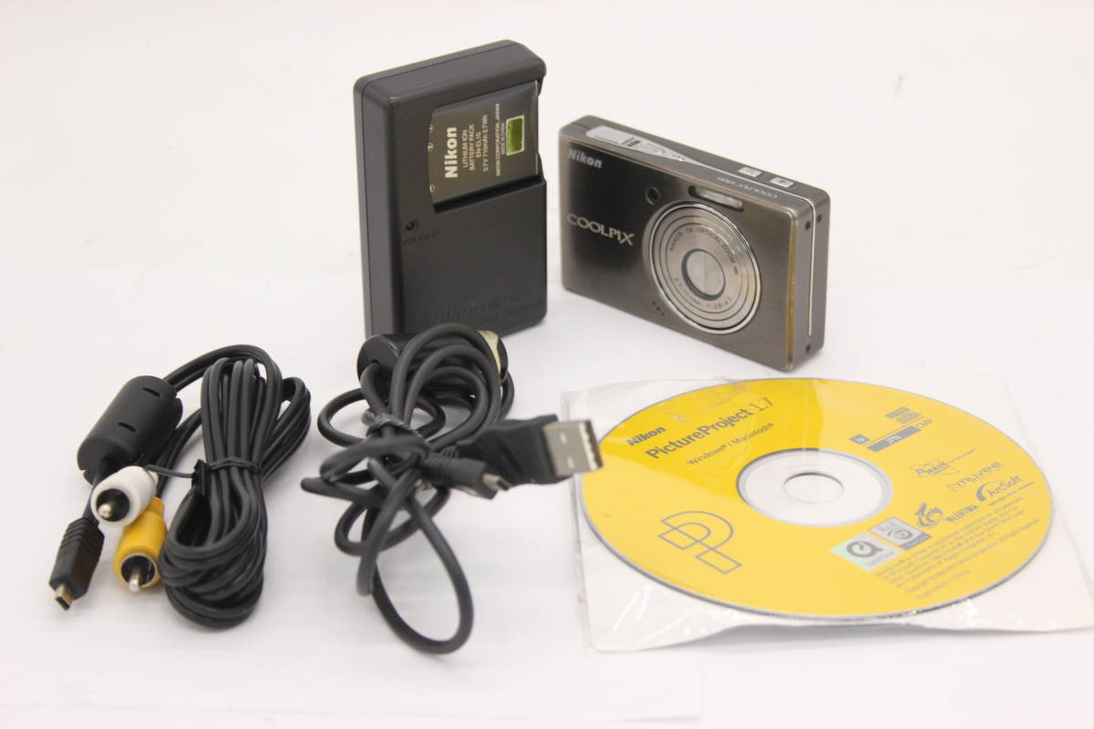 【返品保証】 ニコン Nikon Coolpix S500 3x バッテリー チャージャー付き コンパクトデジタルカメラ s6676