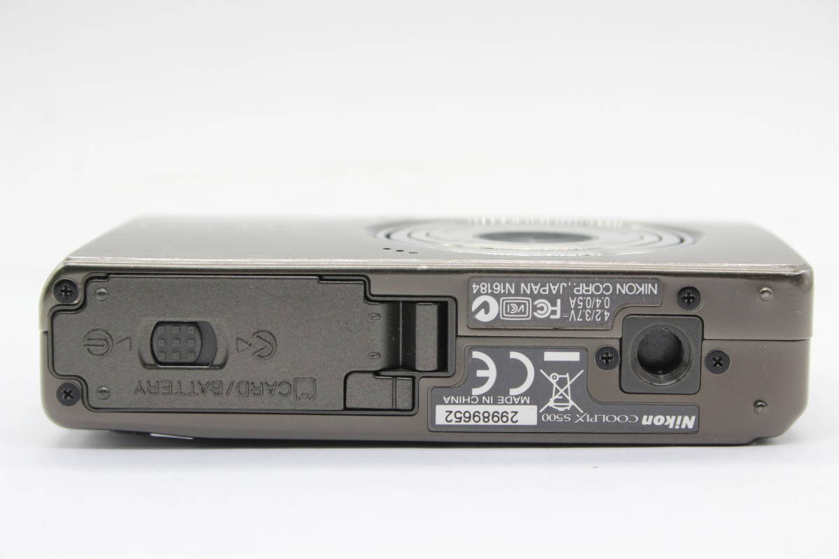【返品保証】 ニコン Nikon Coolpix S500 3x バッテリー チャージャー付き コンパクトデジタルカメラ s6676_画像7