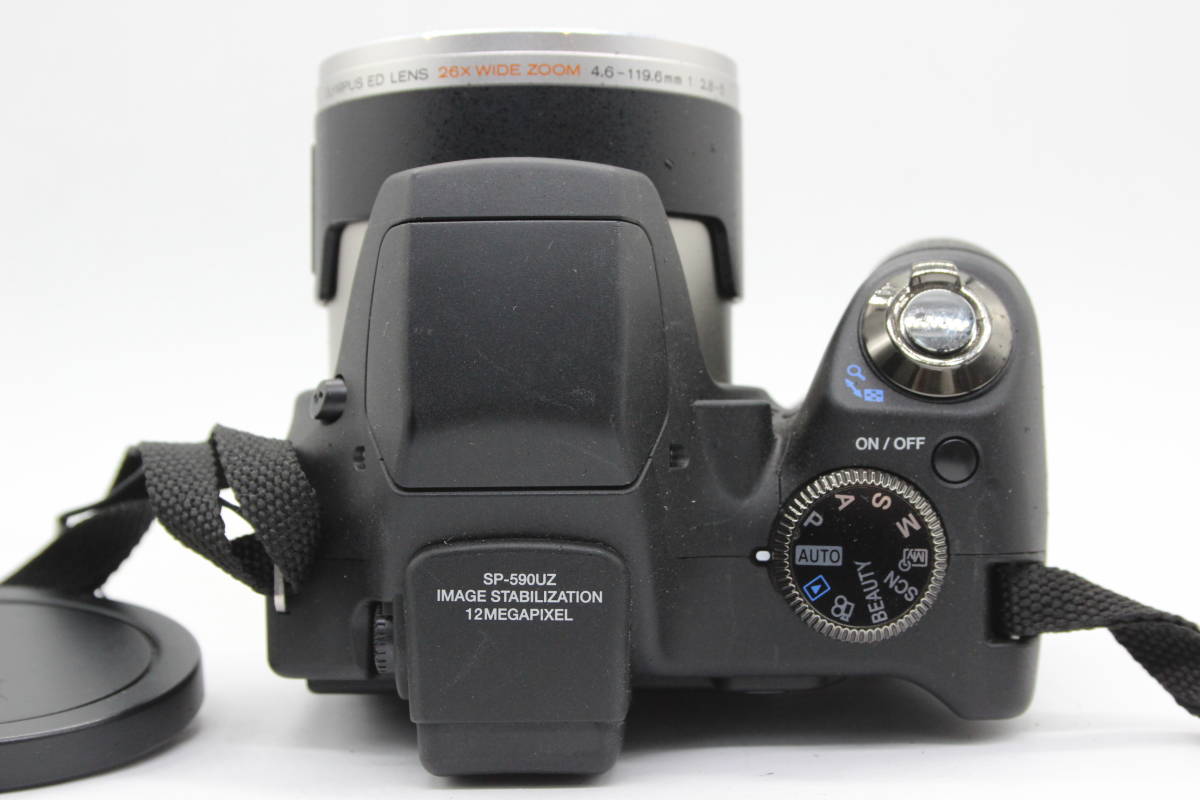 【返品保証】 【便利な単三電池で使用可】オリンパス Olympus SP-590UZ 26x ケース 説明書付き コンパクトデジタルカメラ s6680の画像6