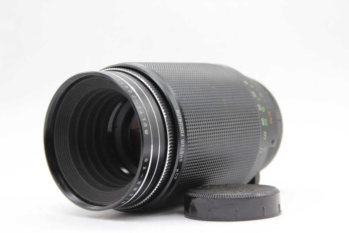 【訳あり品】 シグマ Sigma XQ MULTI-COATED 100mm F2.8 M42マウント レンズ s6696
