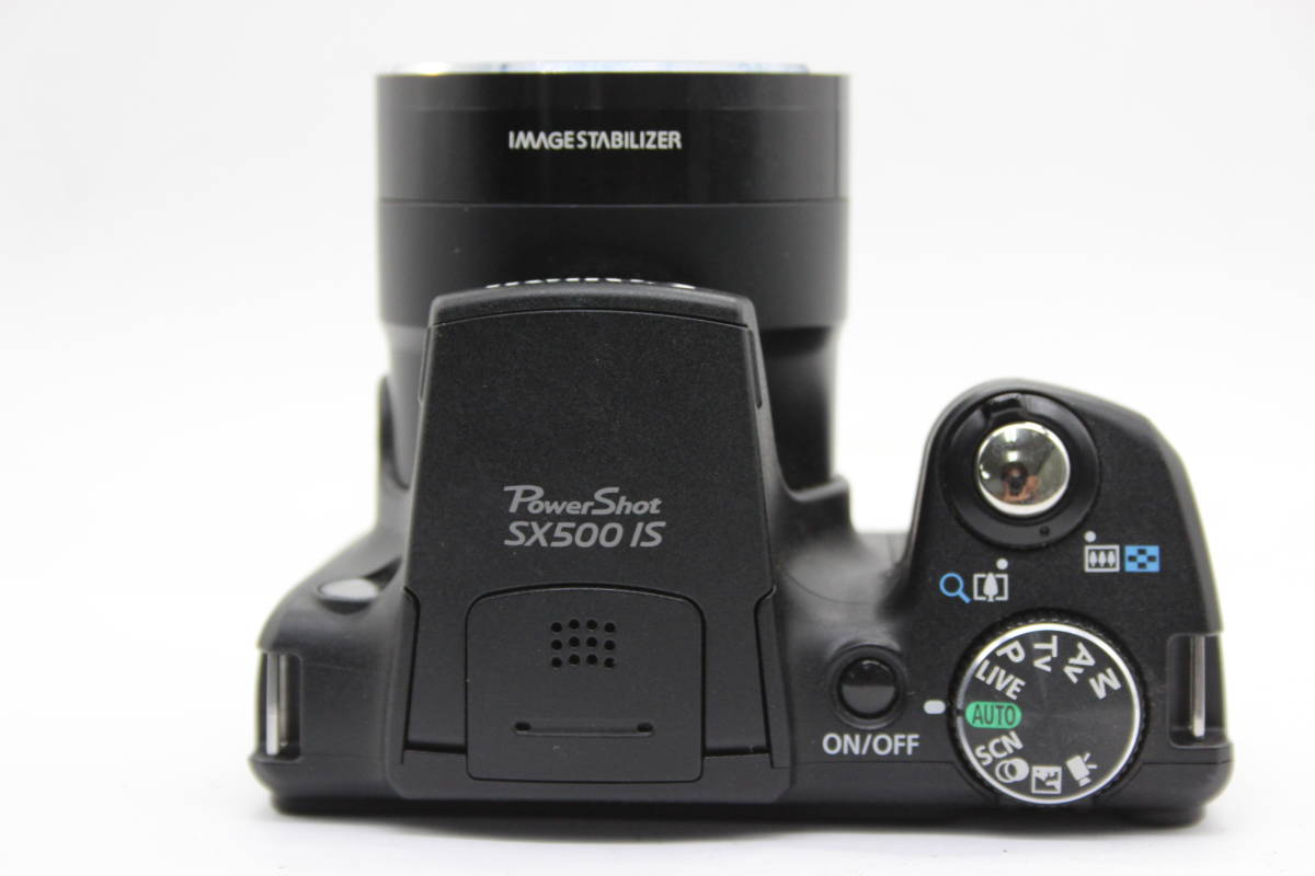 【美品 返品保証】 キャノン Canon PowerShot SX500 IS 30x バッテリー チャージャー付き コンパクトデジタルカメラ s6701の画像6